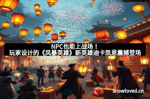 NPC也能上战场！玩家设计的《风暴英雄》新英雄迪卡凯恩震撼登场