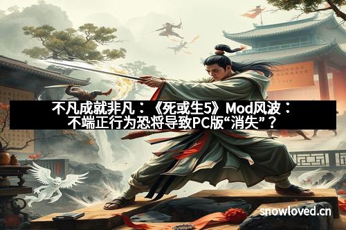 不凡成就非凡：《死或生5》Mod风波：不端正行为恐将导致PC版“消失”？